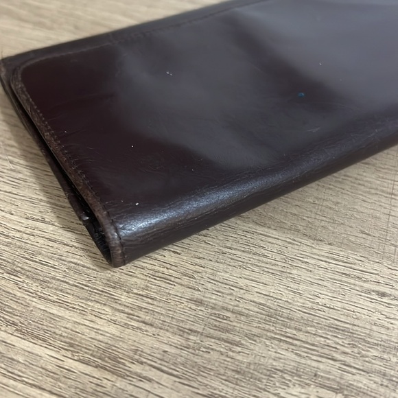 Vintage Coach brown leather trifold wallet - Picture 4 of 17